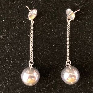 RLM Robert Lee Morris Studio Sterling Oversized Bead Drop Swing Earrings/NEW!!!
